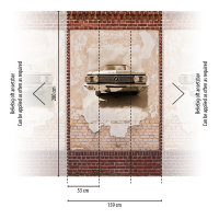 The Wall II Panel 3-teilig 2,80 m x 1,59 m