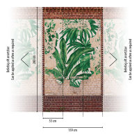 The Wall II Panel 3-teilig 2,80 m x 1,59 m