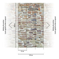 The Wall II Panel 3-teilig 2,80 m x 1,59 m