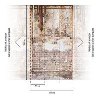 The Wall II Panel 3-teilig 2,80 m x 1,59 m