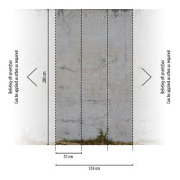 The Wall II Panel 3-teilig 2,80 m x 1,59 m