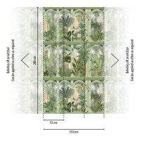 The Wall II Panel 3-teilig 2,80 m x 1,59 m
