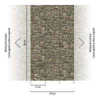 The Wall II Panel 3-teilig 2,80 m x 1,59 m