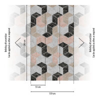The Wall II Panel 3-teilig 2,80 m x 1,59 m