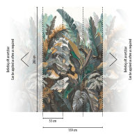 The Wall II Panel 3-teilig 2,80 m x 1,59 m