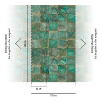The Wall II Panel 3-teilig 2,80 m x 1,59 m