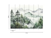 THE WALL III Wallpaper 7-teilig 3,71 m x 2,80 m