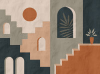 THE WALL III Wallpaper 7-teilig 3,71 m x 2,80 m