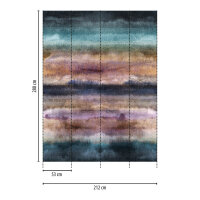 THE WALL III Panel 4-teilig 2,12 m x 2,80 m