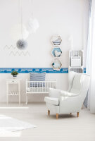 Selbstklebende Bordüre Lovely Kids ocean Friends