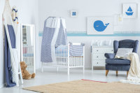 Selbstklebende Bordüre Lovely Kids Paper Boat Love