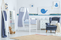 Selbstklebende Bordüre Lovely Kids Fishing Captain