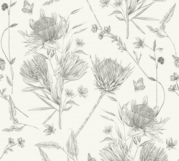 Tapete Drawn Into Nature