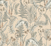 Tapete Drawn Into Nature
