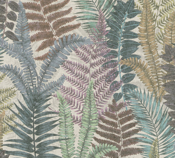 Tapete Famous Garden Fern Leaves