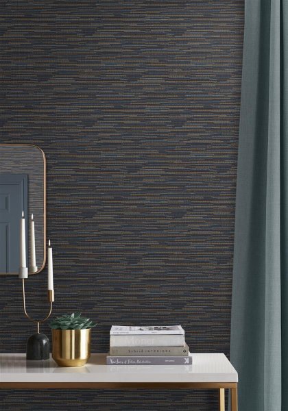Empress Grasscloth Navy
