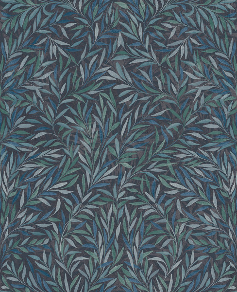 Salix Leaves Navy