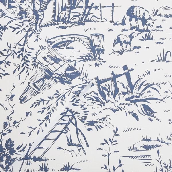 Toile de Jouy Wallpaper