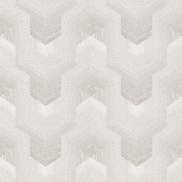Exclusive Threads Polygonal Dream White