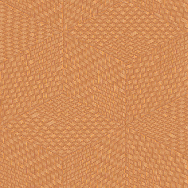 Exclusive Threads Cube Stitch Orange