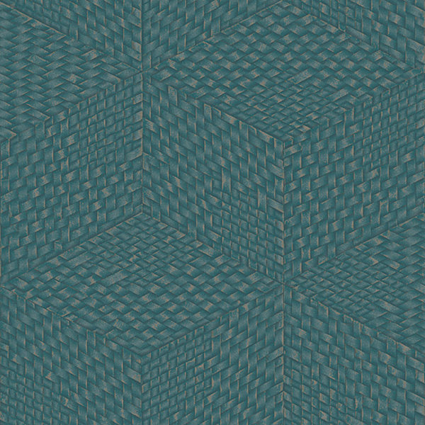 Exclusive Threads Cube Stitch Blue