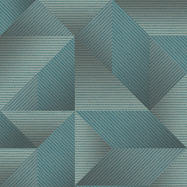 Exclusive Threads Geometric Aqua