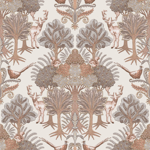Nordic Deer Forest Beige