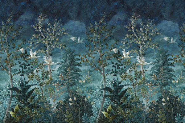 Midnight Canopy Blue (Mural)