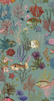 Cora Soft Aqua (Digital Print)