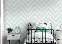 Chevron Soft Teal