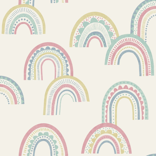 Boho Rainbow Pink/Duckegg