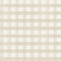 Watercolour Gingham Beige