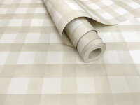 Watercolour Gingham Beige