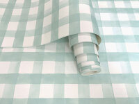Watercolour Gingham Blue