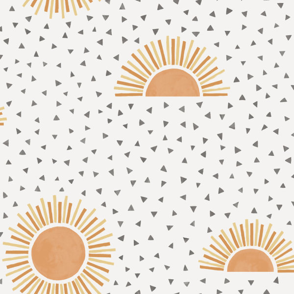 Sunbeam White Orange