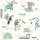 Abstract Animals Blue/Teal