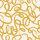 Squiggle Ochre/White