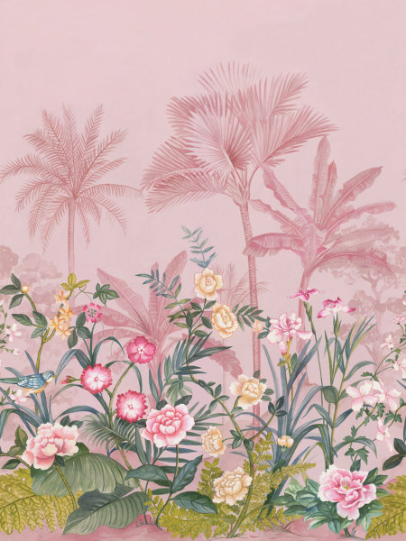 Palm Tree Paradise Blush (Mural)