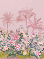 Palm Tree Paradise Blush (Mural)