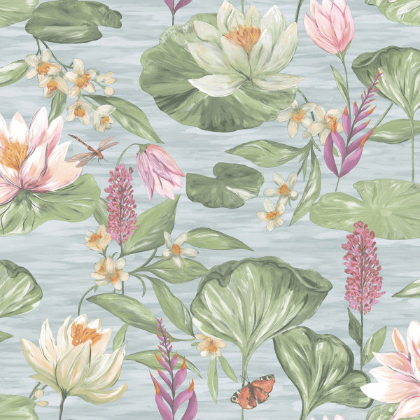 Water Lily Blue