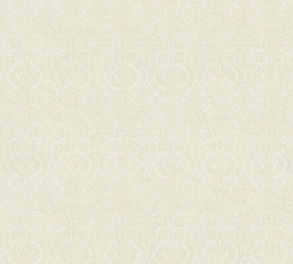 XL Vlies - Tapete Barock Damast beige