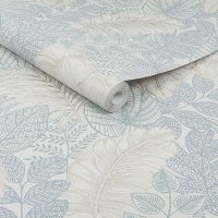 Solace Scattered Leaves Duck Egg