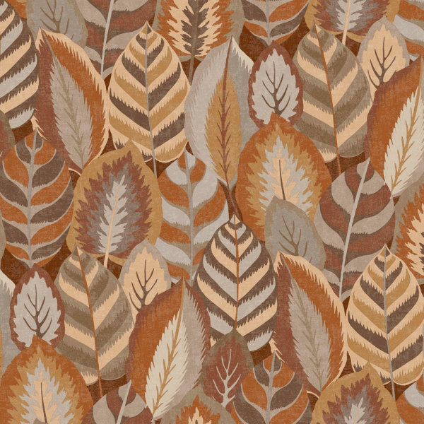Solace Arty Leaves  Brown