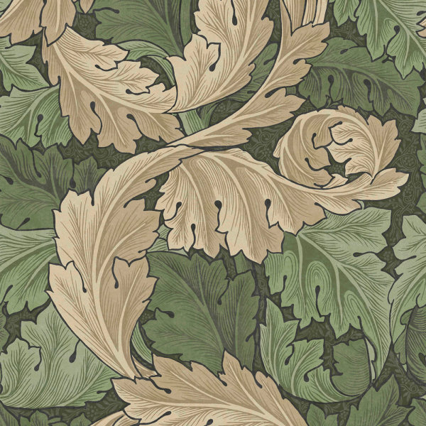 William Morris Acanthus Green