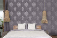Lustre Tapeten Barock Damast
