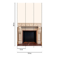 Daniel Hechter Wandbild 2,8 x 1,59 M. (HxB)