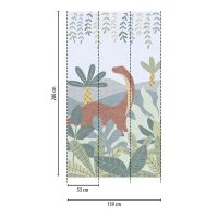 Lilly & Luis  Wandbild 2,8 x 1,59 M. (HxB)
