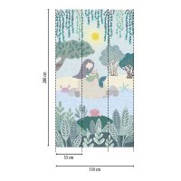 Lilly & Luis  Wandbild 2,8 x 1,59 M. (HxB)