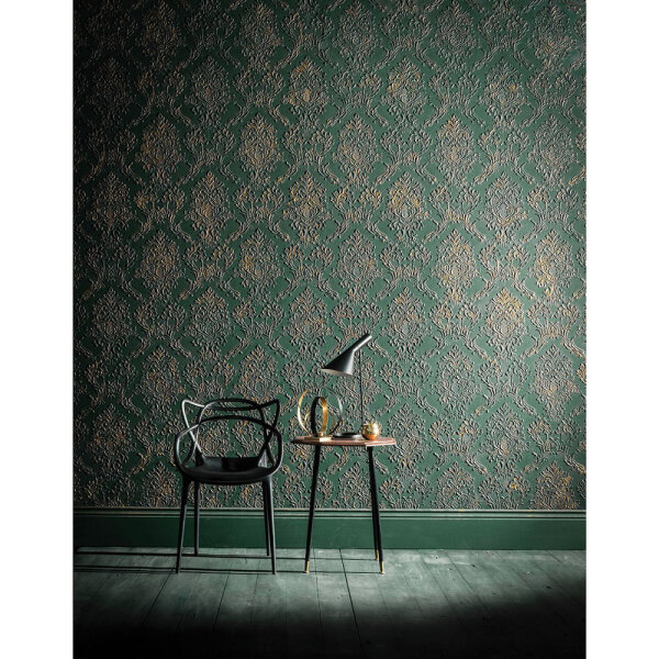 Wandbelag Tapete Lincrusta Rocco