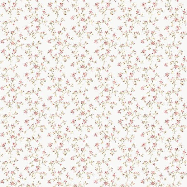 Mininatures Tapeten Landhausstil Blumen Floral